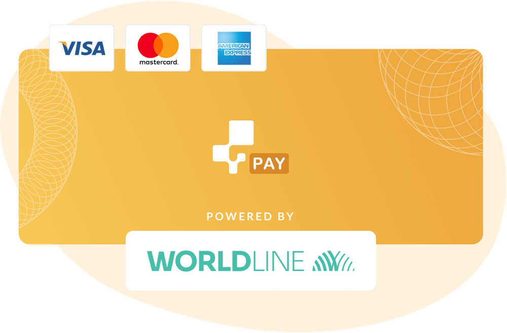 inFlow Pay (powered by Wordline) helps you take payments from Visa, Mastercard, and American Express