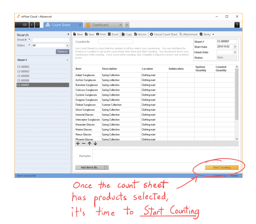 how to run an inventory cycle count blog inflow inventory cycle count excel