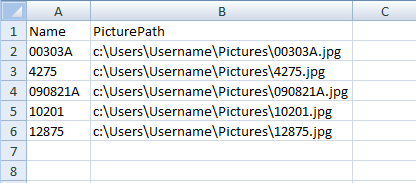 Excel picture path
