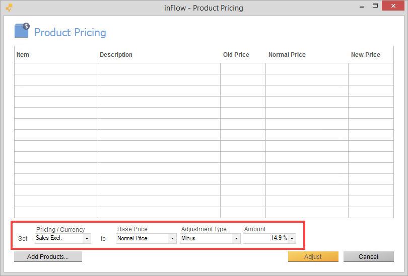 how do i set up included sales tax pre tax price in body of receipt