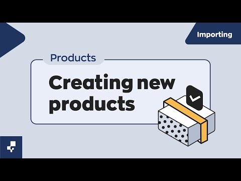 Creating Products with Imports | Importing Data to inFlow