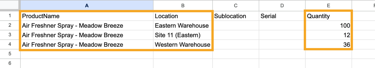 How to import stock levels and serial numbers into inFlow - inFlow ...
