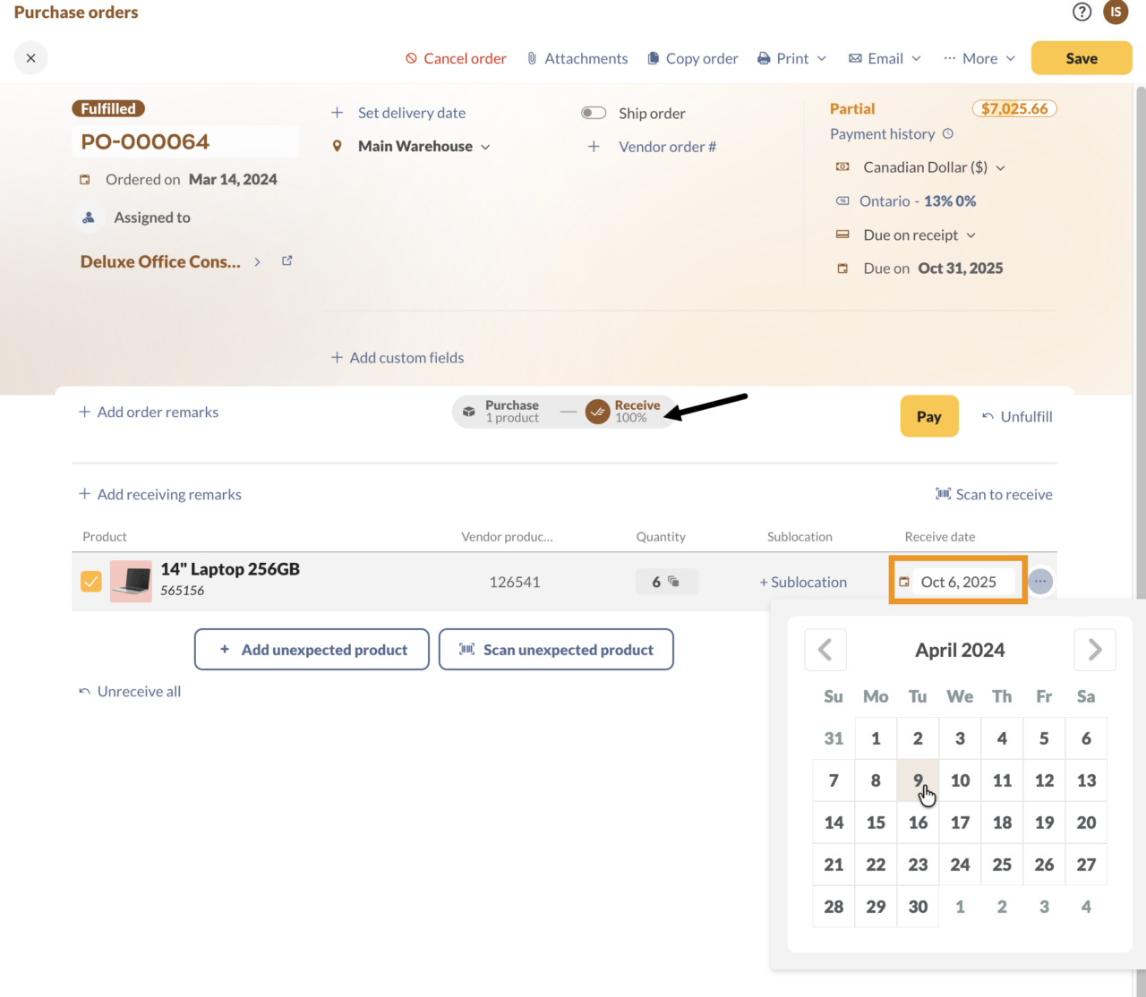 How to add starting inventory levels to inFlow with purchase orders ...