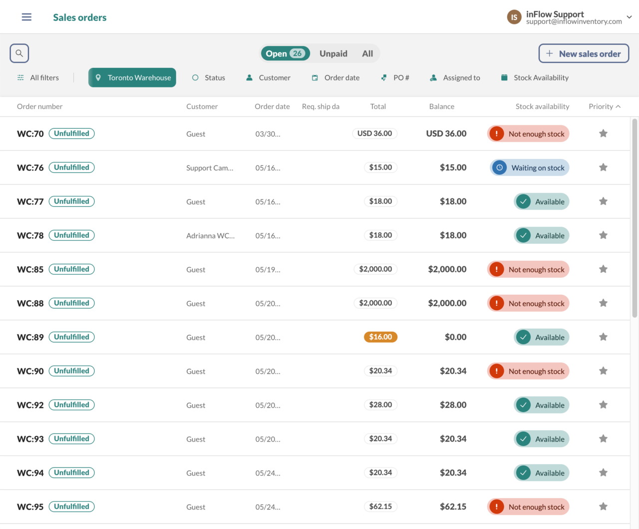 How to create sales orders in inFlow - inFlow Inventory
