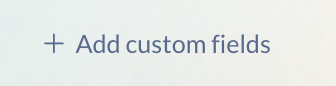 The setting for creating custom fields in sales orders.
