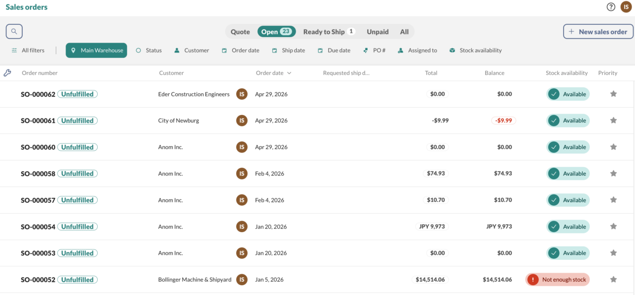 How to create sales orders in inFlow - inFlow Inventory