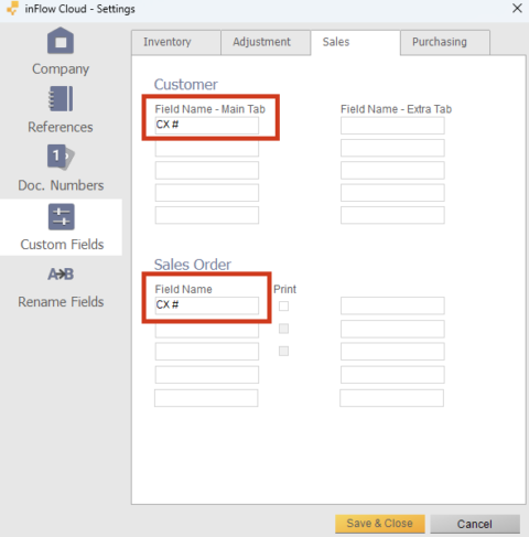 How to set up custom fields in inFlow - inFlow Inventory