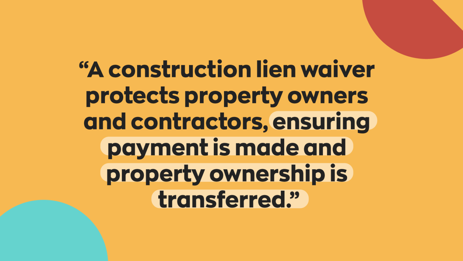 How a Construction Lien Waiver Will Protect Your Business