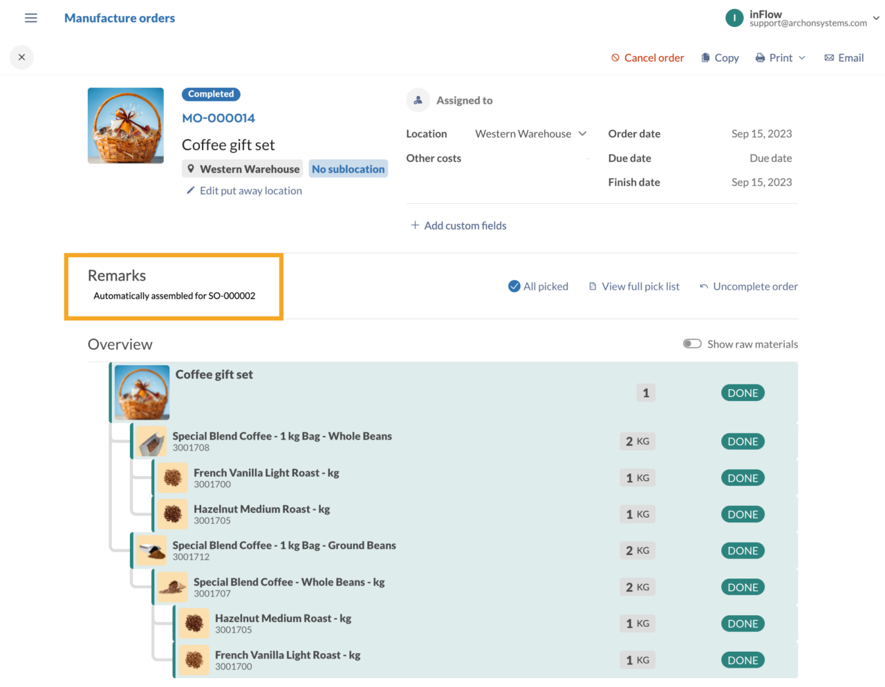 How to create and use bundle products in inFlow - inFlow Inventory