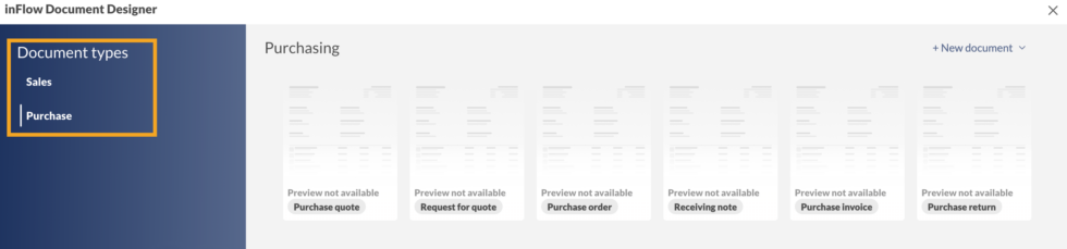 How to customize your documents with inFlow's Document Designer ...