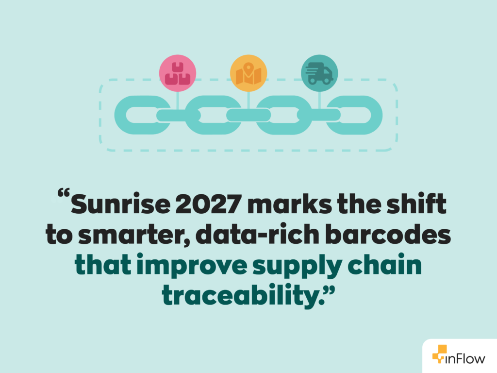 Quote: “Sunrise 2027 marks the shift to smarter, data-rich barcodes that improve supply chain traceability.”