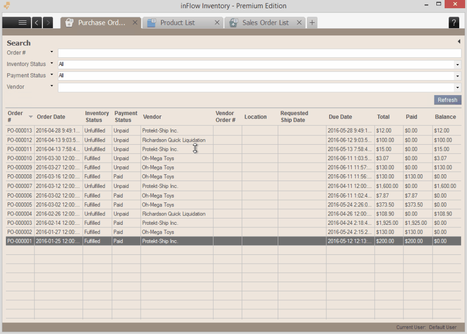 How to return products to vendors - inFlow Inventory