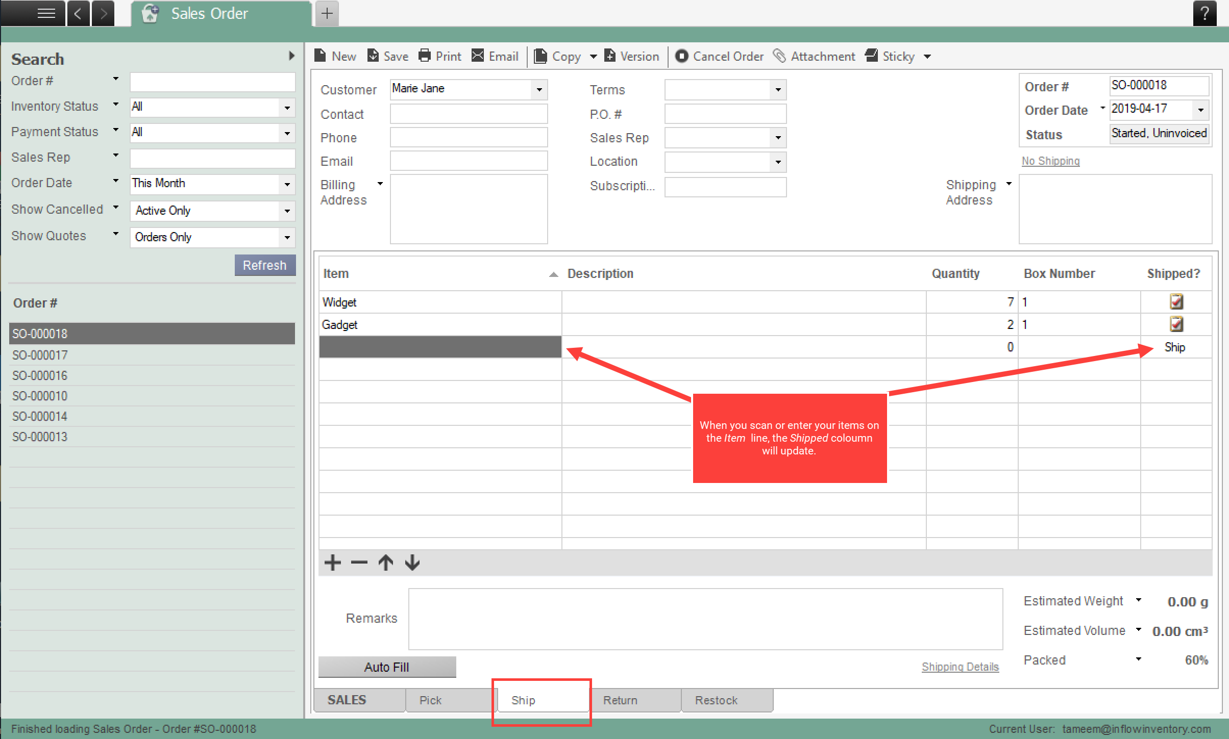 How to return products to vendors - inFlow Inventory